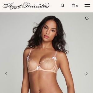 Agent Provocateur Lorna bra nude/white